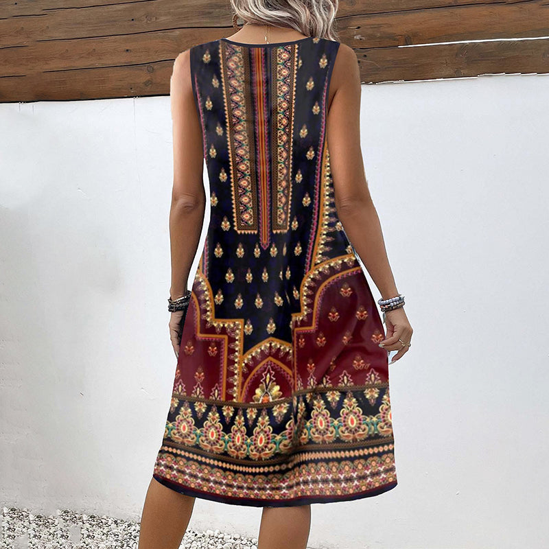 Vestido tonos tierra