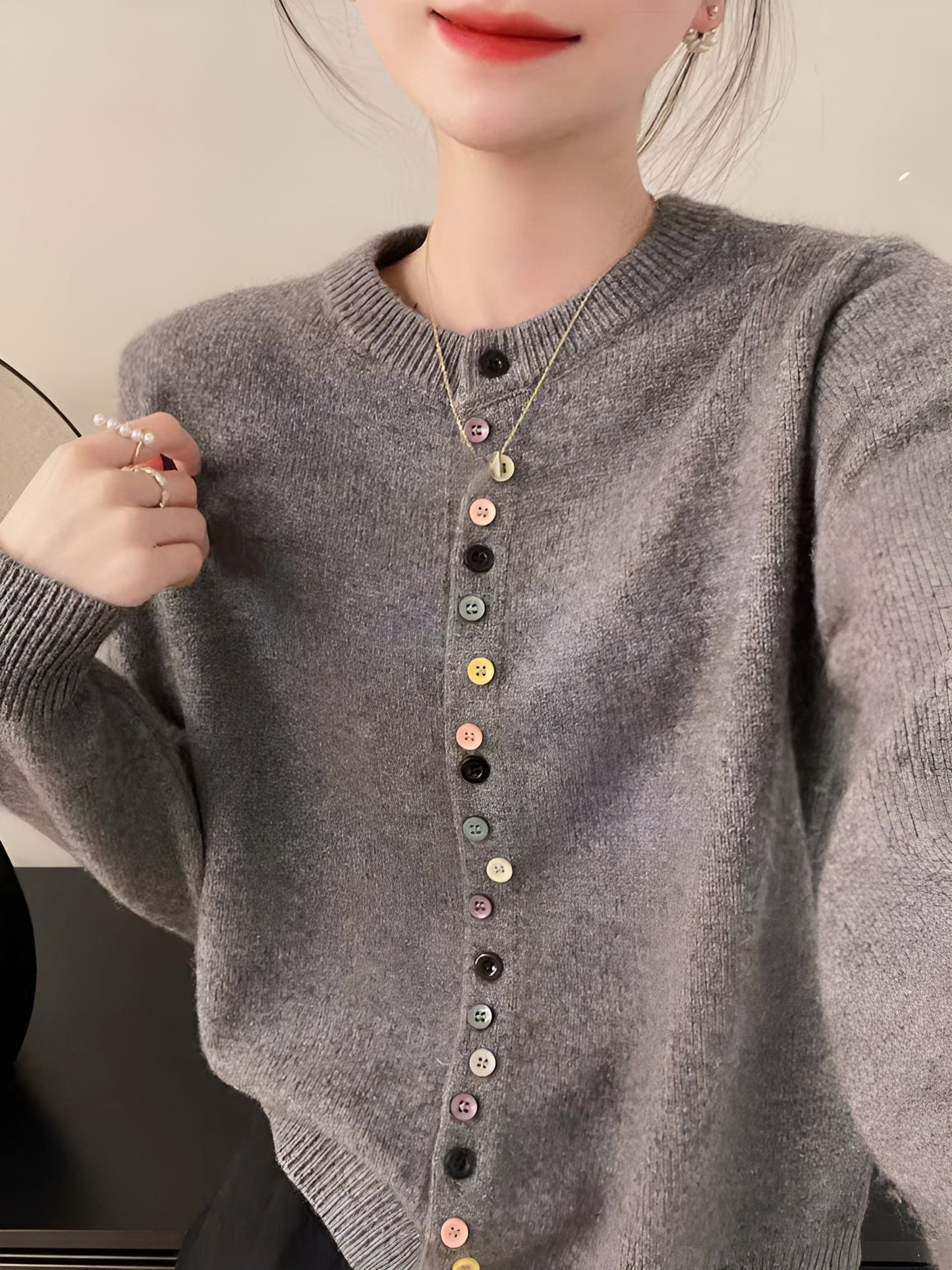 Cardigan Adela de lana