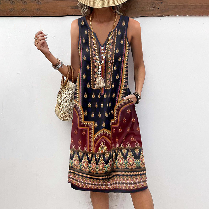Vestido tonos tierra