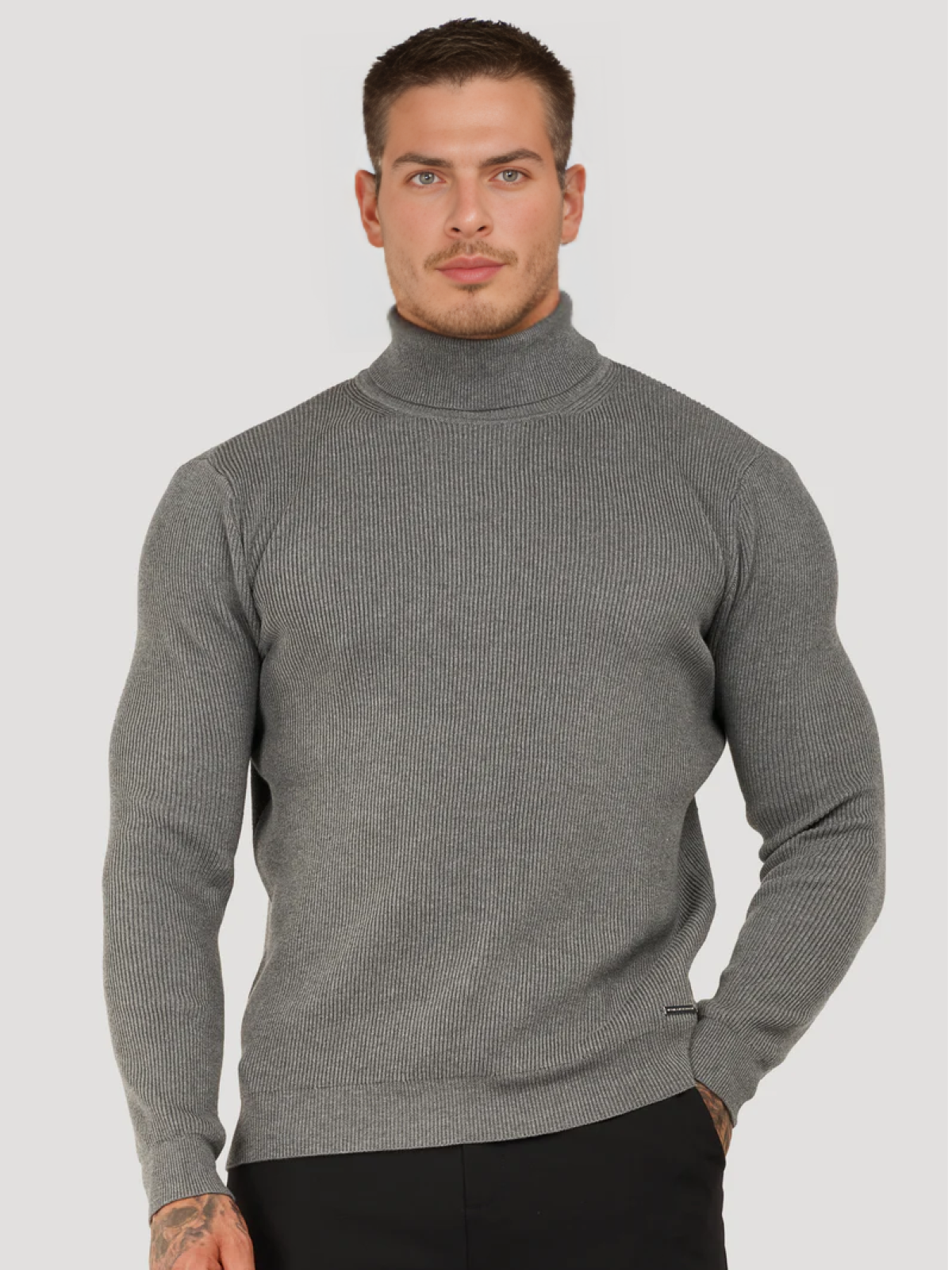 Sweater clasico cuello alto