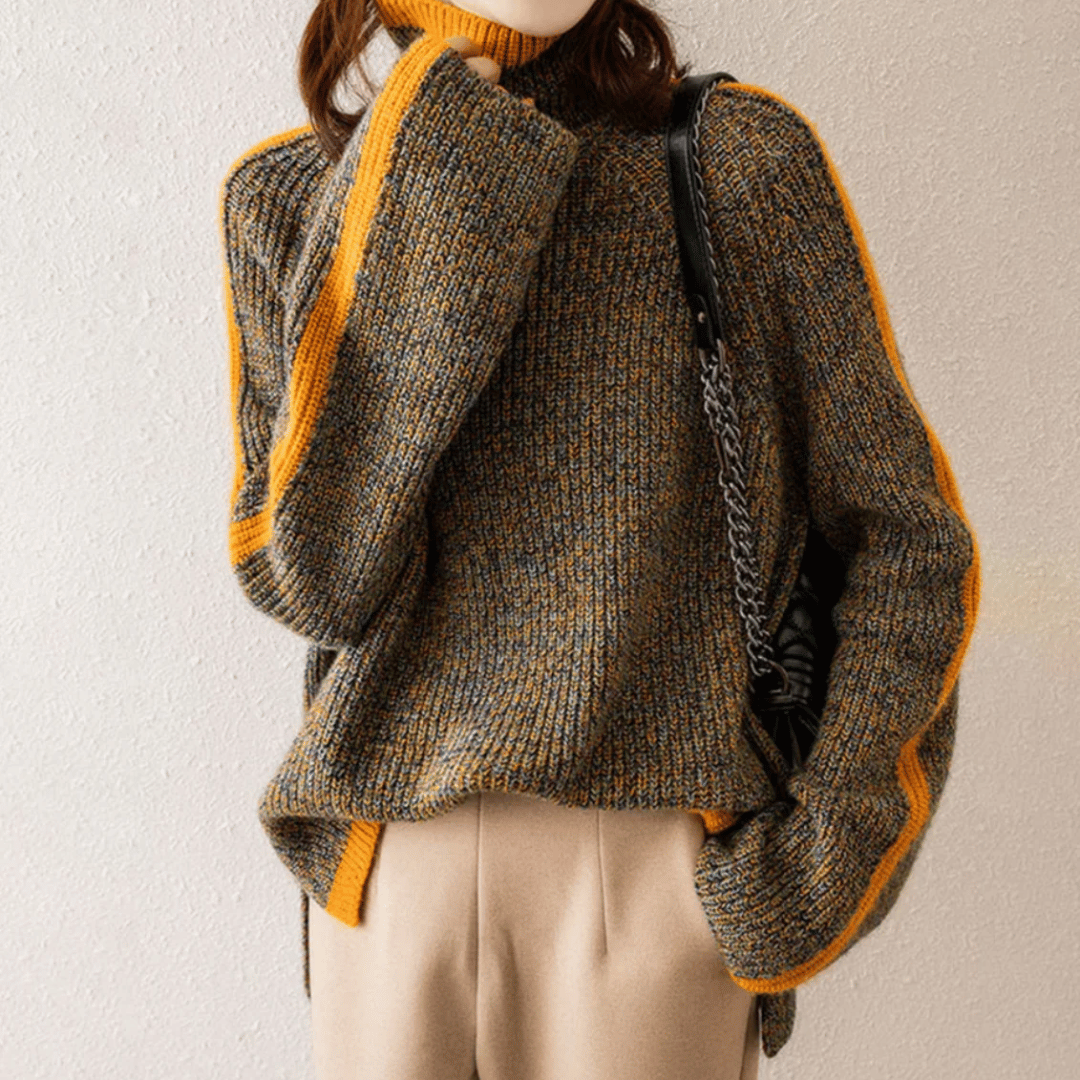 Sweater vintage jaspeado