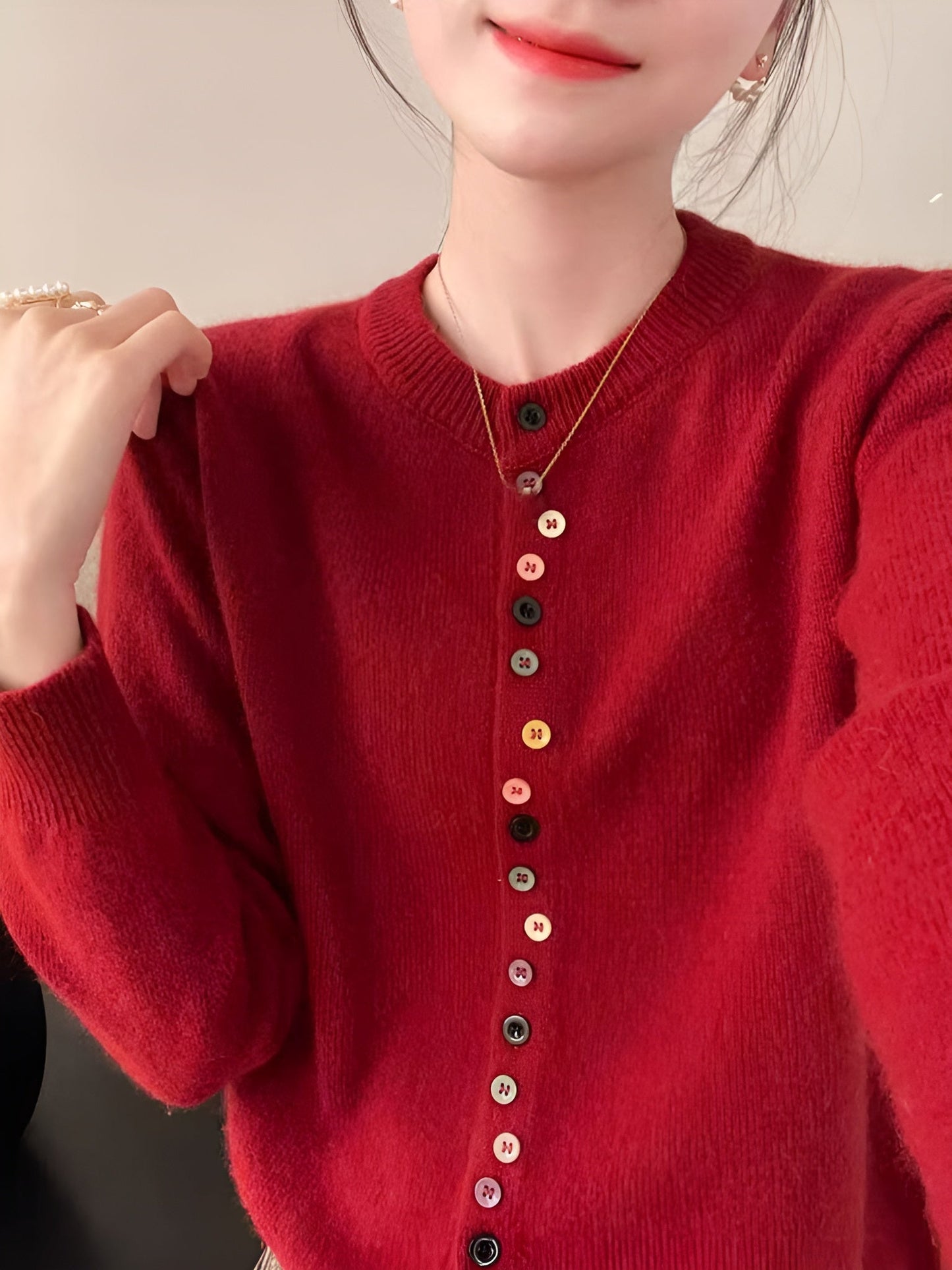 Cardigan Adela de lana