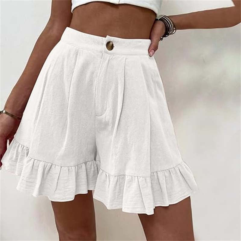 Short casual de lino
