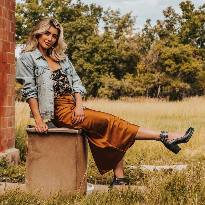 Botas Norway ecocuero con taco