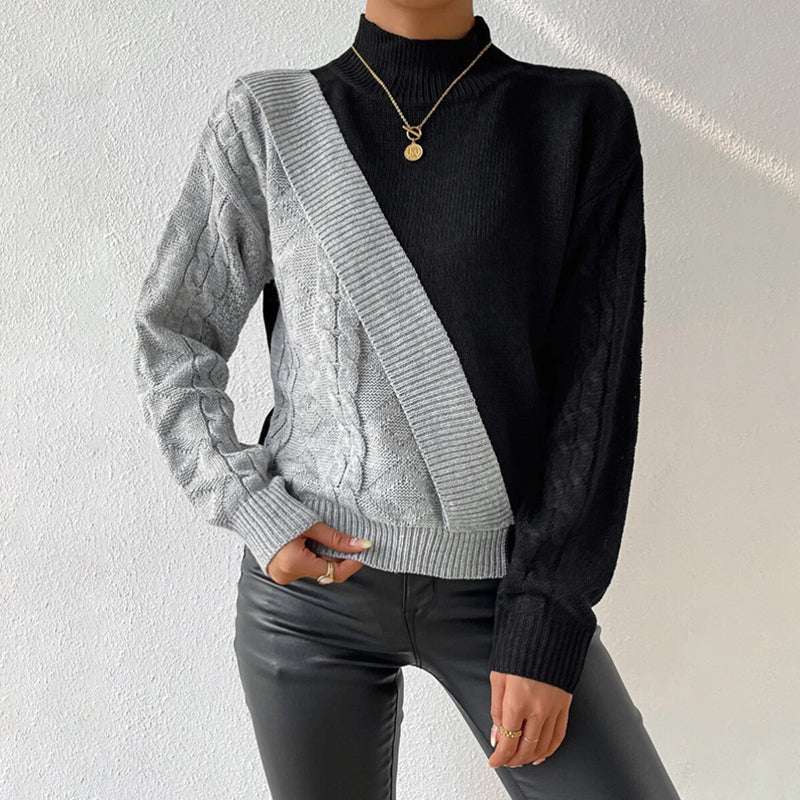 Sweater bicolor