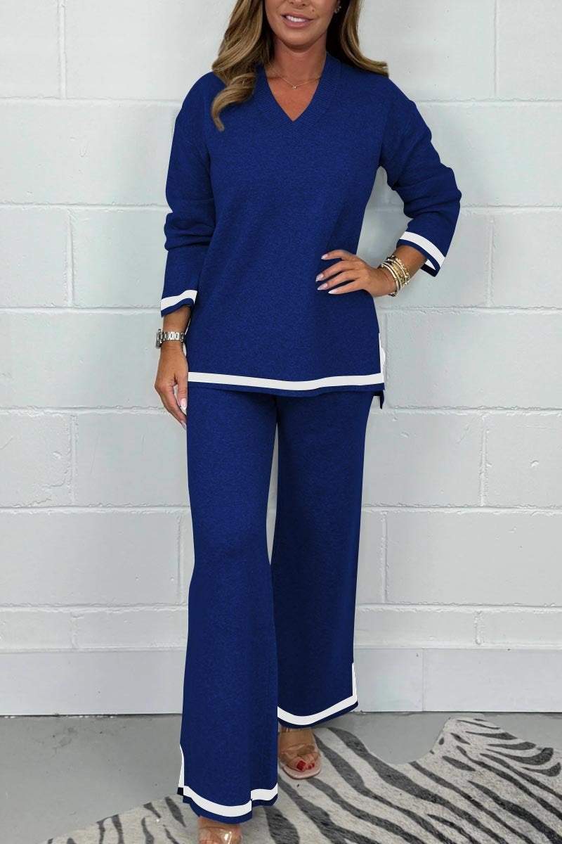 Conjunto Suave con Escote en V Marie