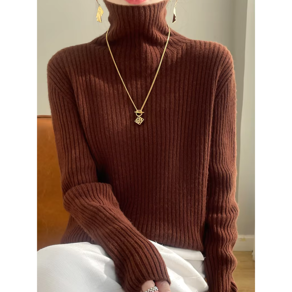 Sweater cuello alto Sybil