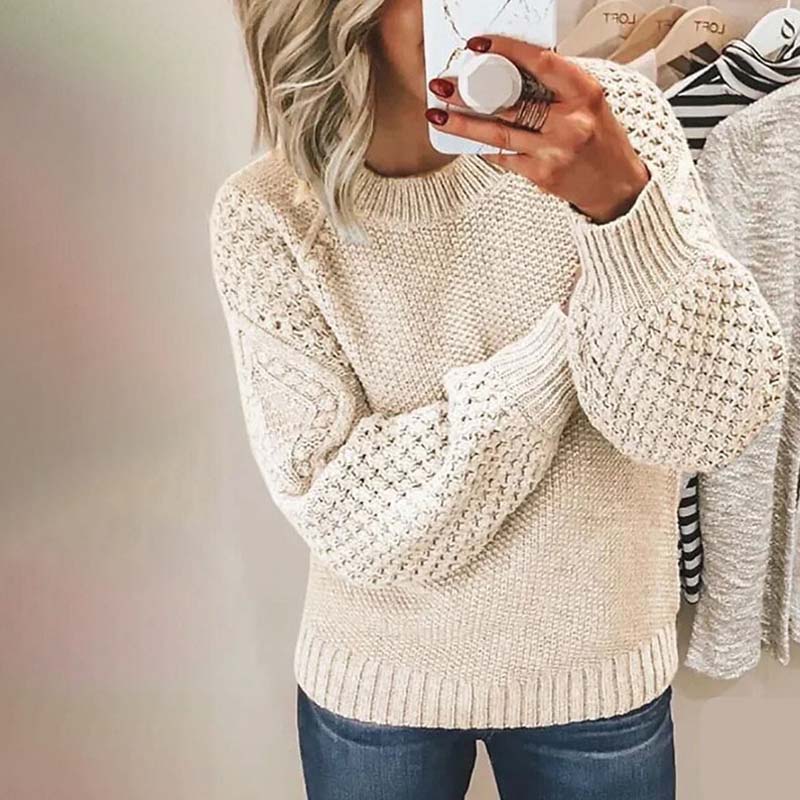Sweater tejido a punto