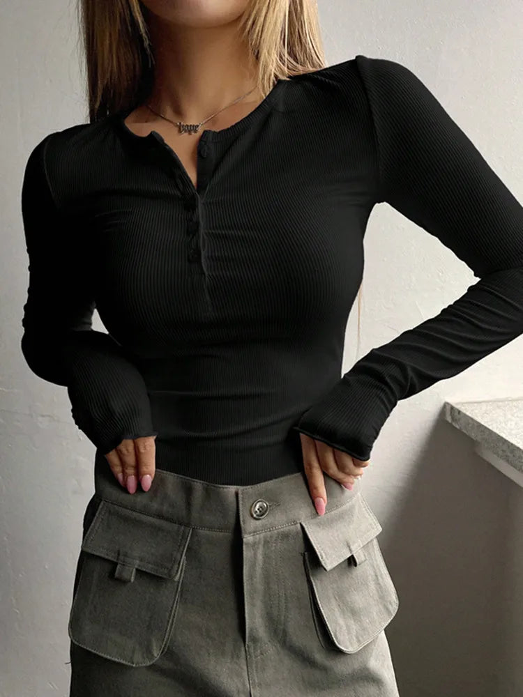 Polera manga larga