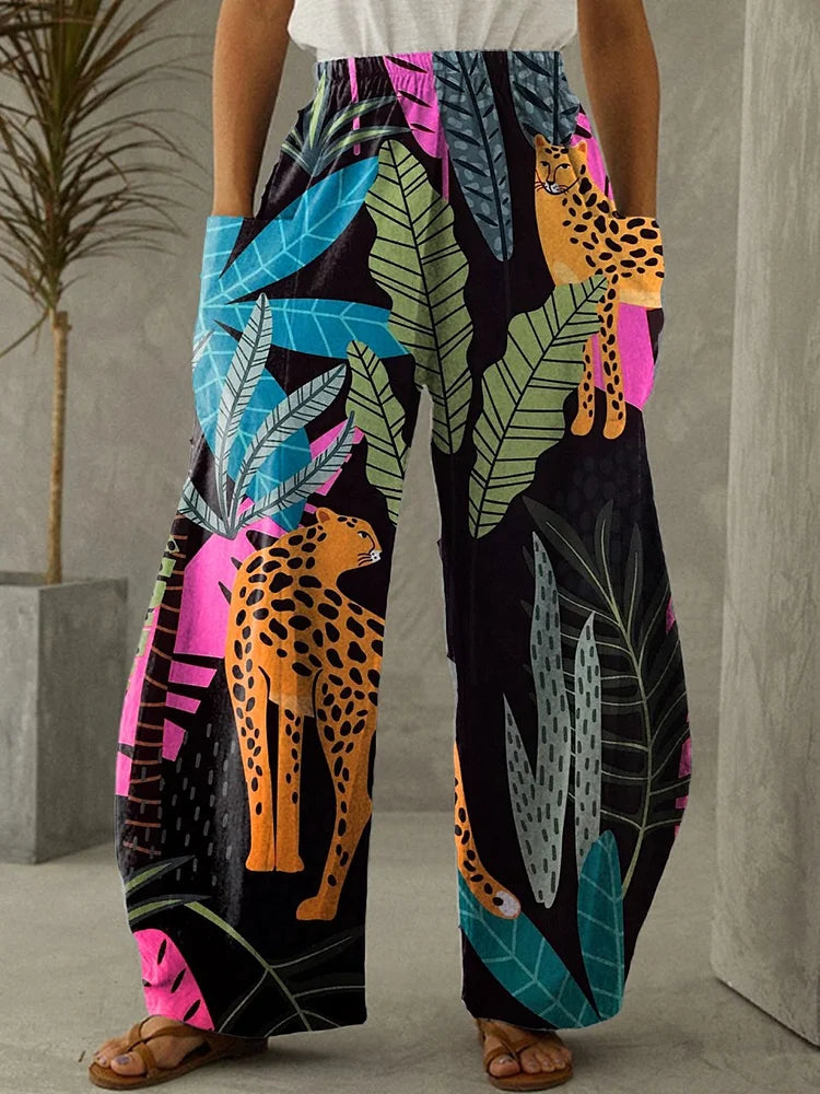 Pantalon Cheetah Animal print