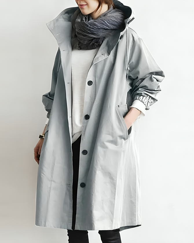 Gabardina Impermeable Elegante Kate