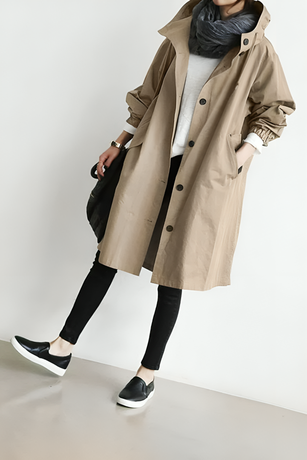 Gabardina Impermeable Elegante Kate
