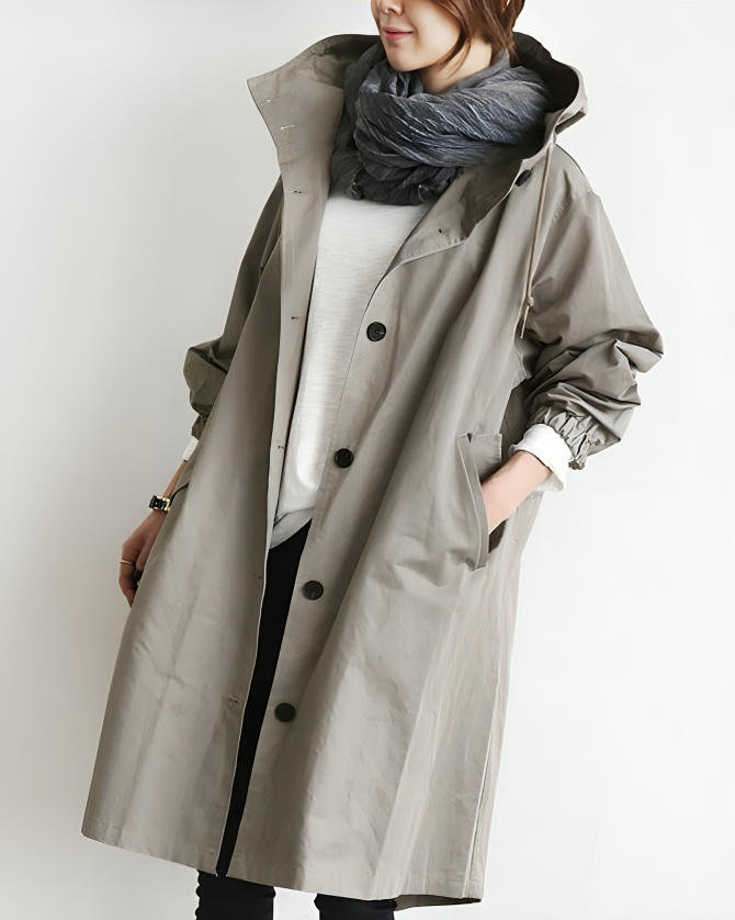 Gabardina Impermeable Elegante Kate