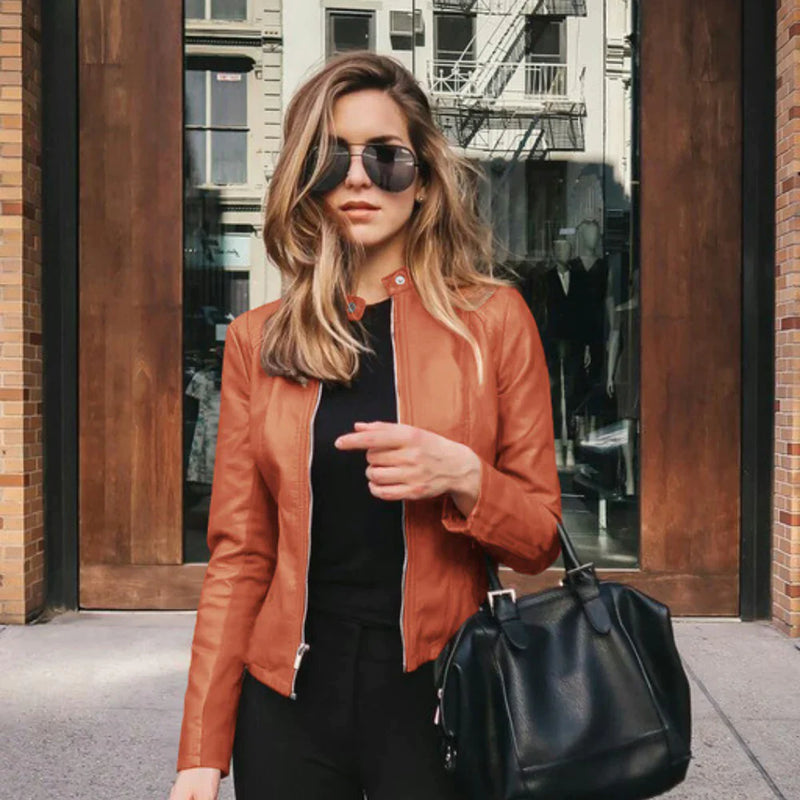Chaqueta de Cuero Ally