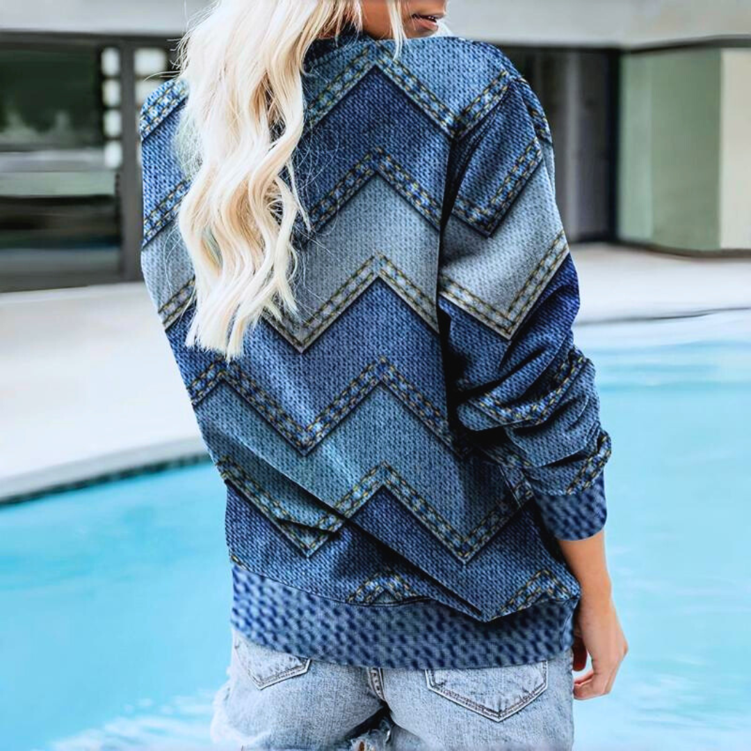 Sweater Vintage Geometric