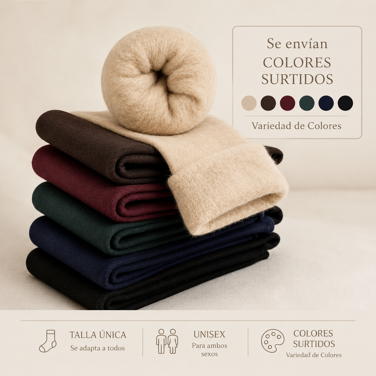 Medias termicas bajo cero 12 pack