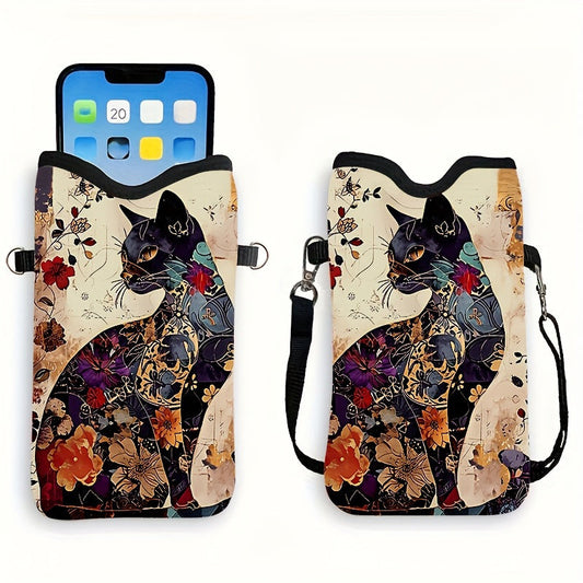 Bolsa para Teléfono Móvil con Diseño de Gato