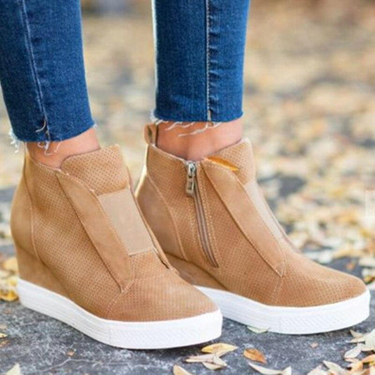 Zapatilla de otoño con plataforma