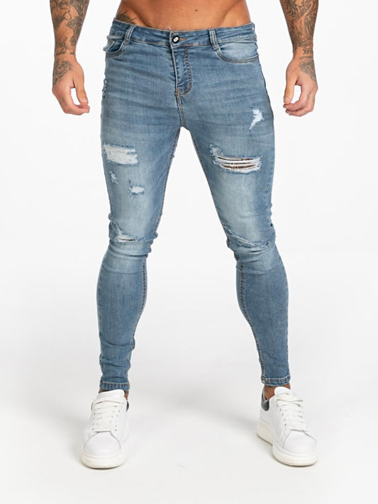 Jeans clasico  rasgado