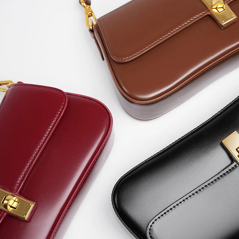 Cartera de cuero de hombro