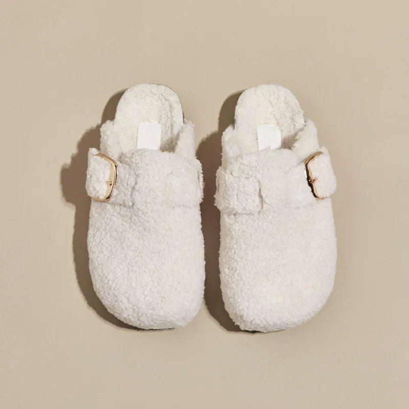 Sueco de plush zapato