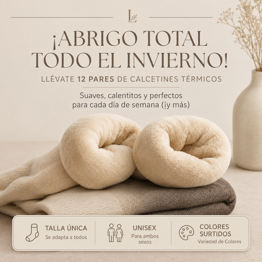 Medias termicas bajo cero 12 pack